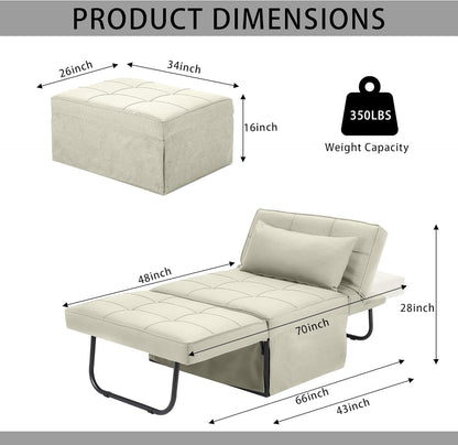 Foldable Ottoman Bed